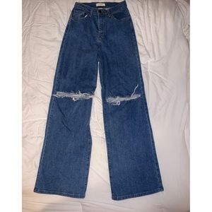 Wide Leg Flair Jeans